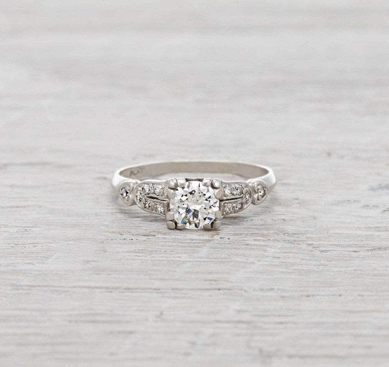 .60 Carat Vintage Art Deco Diamond Engagement Ring