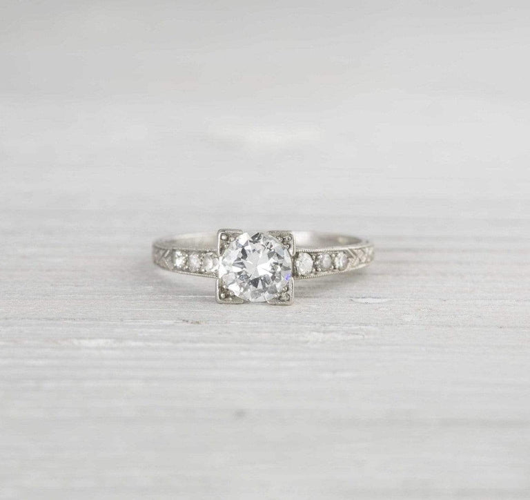 .60 Carat Vintage Art Deco Engagement Ring