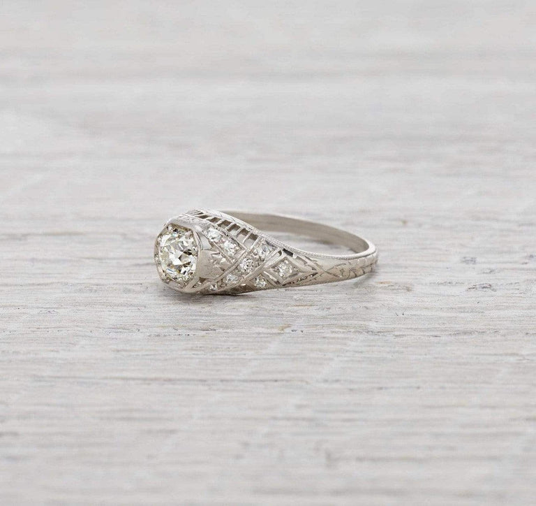 .60 Carat Vintage Edwardian Diamond Engagement Ring