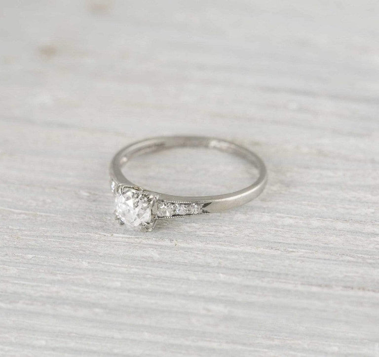 .63 Carat Vintage Art Deco Diamond Engagement Ring