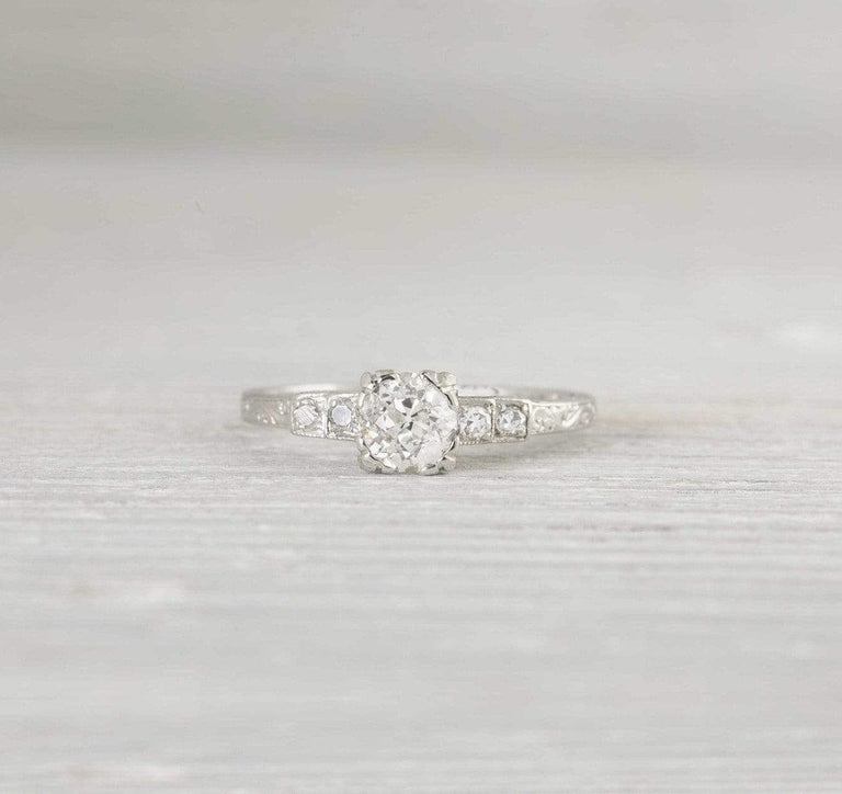 .64 Carat Vintage Art Deco Engagement Ring