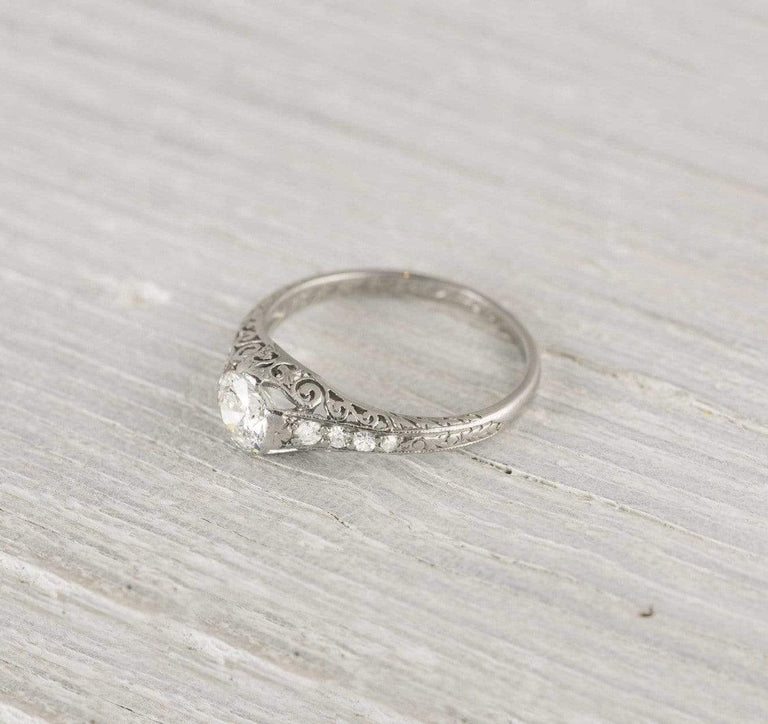 .65 Carat Art Deco Engagement Ring