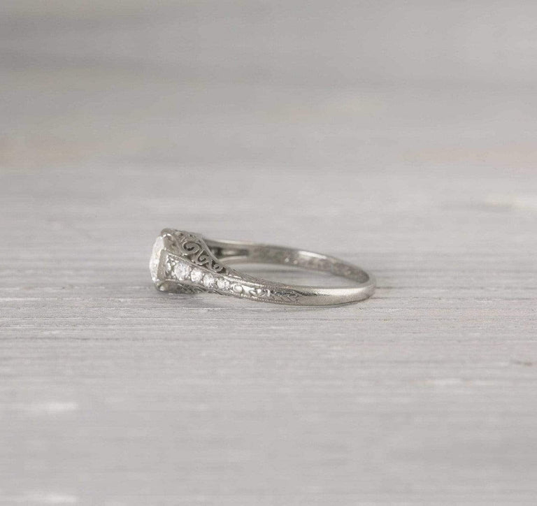 .65 Carat Art Deco Engagement Ring