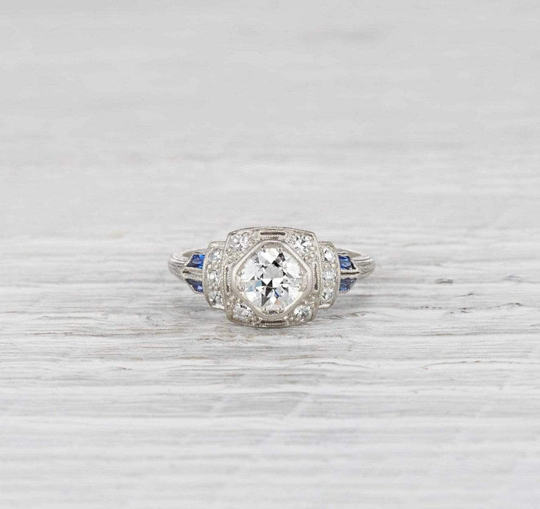 .65 Carat Art Deco Engagement Ring