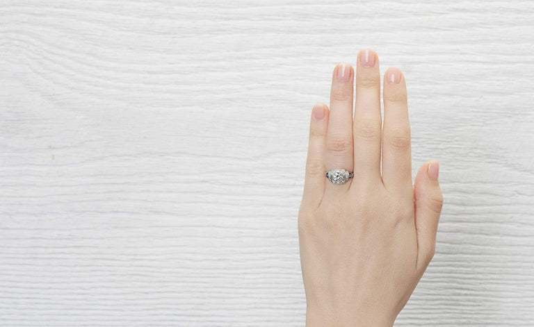 .65 Carat Art Deco Engagement Ring