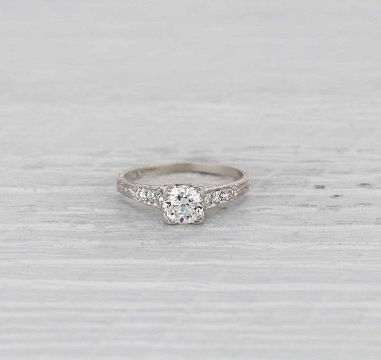 .65 Carat Late Edwardian Engagement Ring