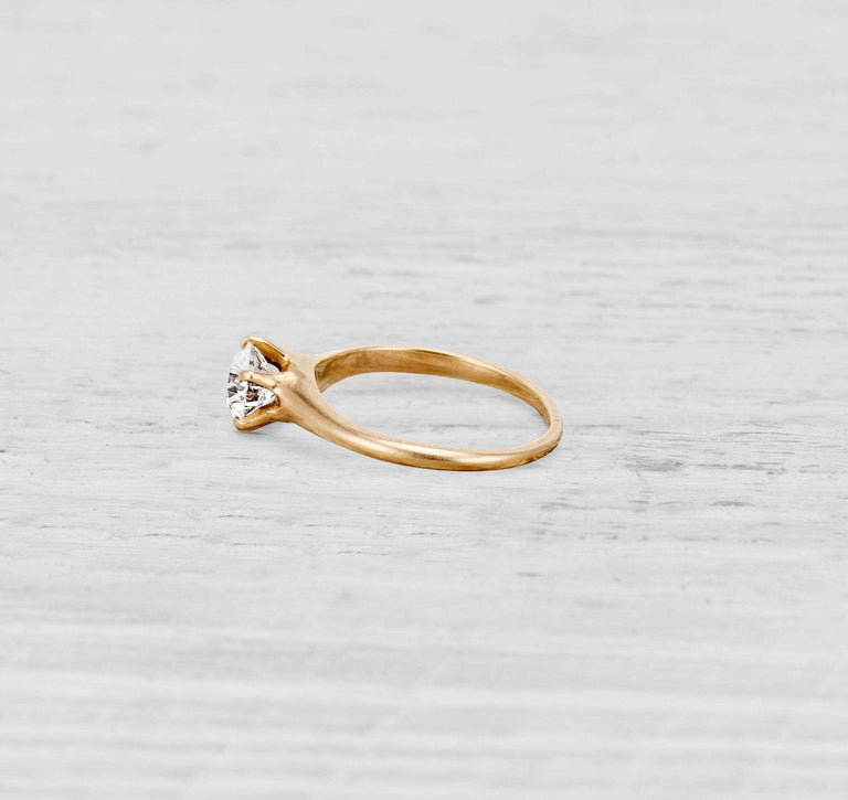 .67 VICTORIAN DIAMOND SOLITAIRE ENGAGEMENT RING