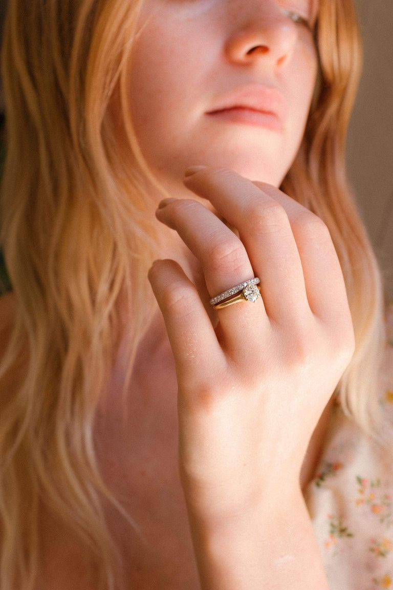 .67 VICTORIAN DIAMOND SOLITAIRE ENGAGEMENT RING