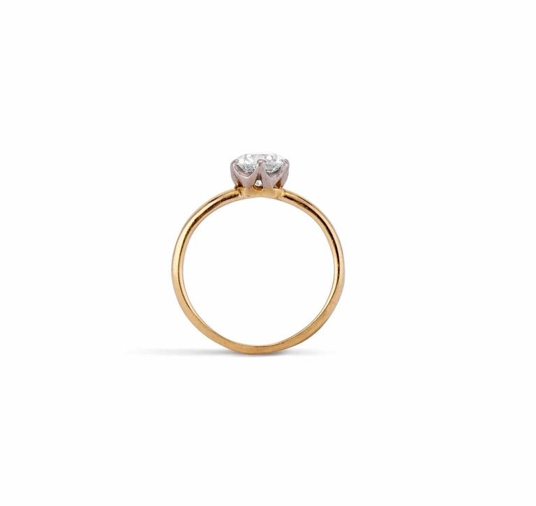 .68 Carat Vintage Tiffany & Co. Gold Solitaire Engagement Ring
