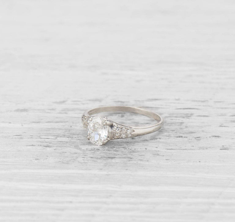 .70 CARAT ART DECO DIAMOND ENGAGEMENT RING