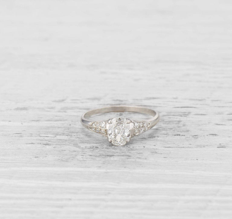 .70 CARAT ART DECO DIAMOND ENGAGEMENT RING