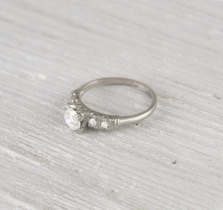 .70 Carat Diamond Art Deco Engagement Ring