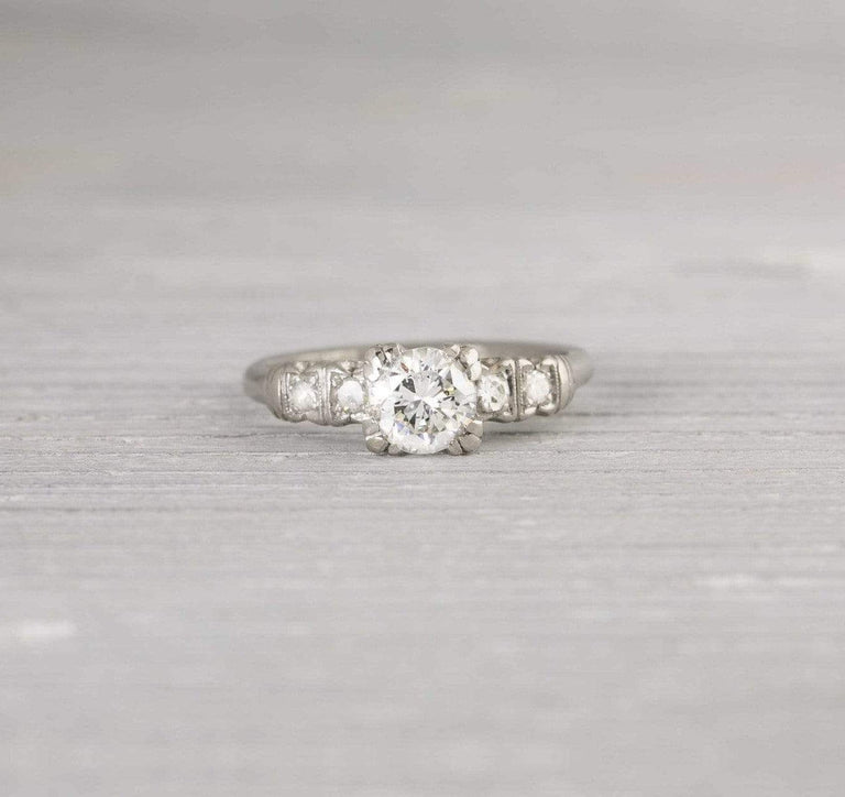 .70 Carat Diamond Art Deco Engagement Ring