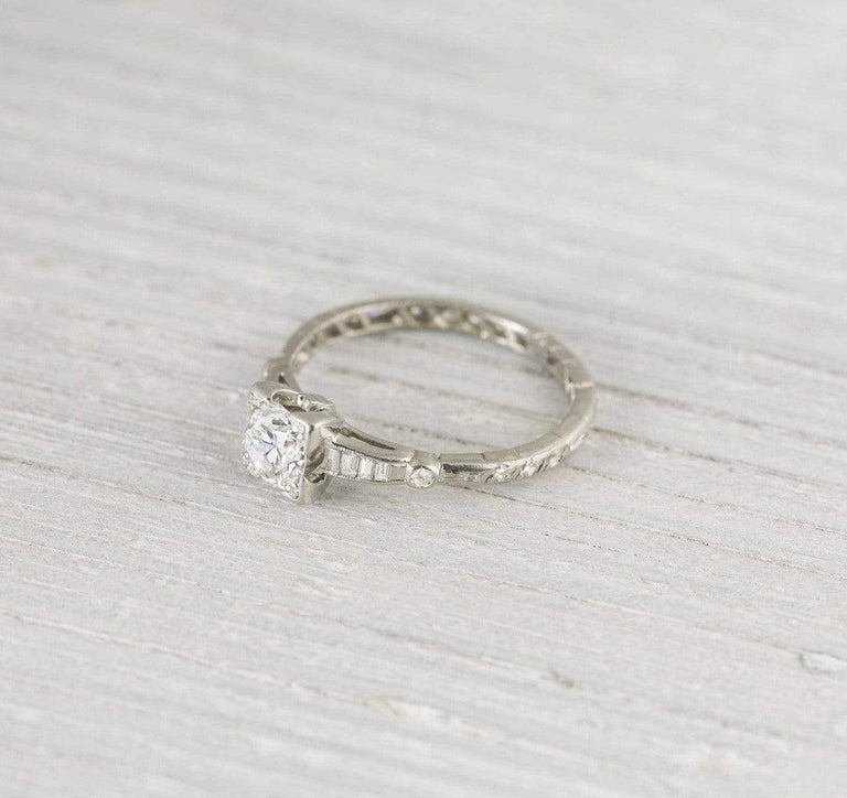 .70 Carat Diamond Vintage Engagement Ring