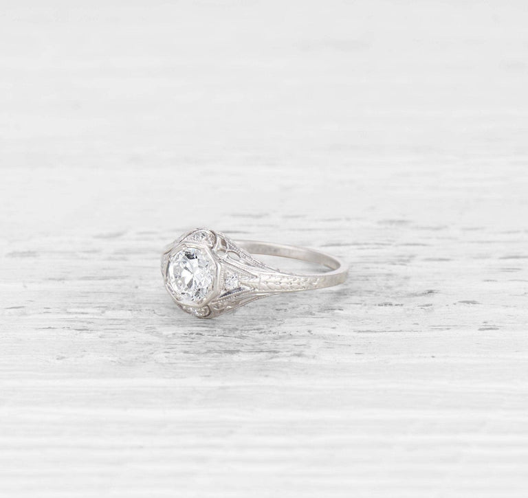 .70 CARAT EDWARDIAN DIAMOND ENGAGEMENT RING