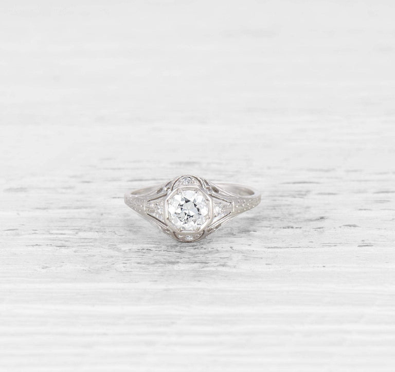 .70 CARAT EDWARDIAN DIAMOND ENGAGEMENT RING