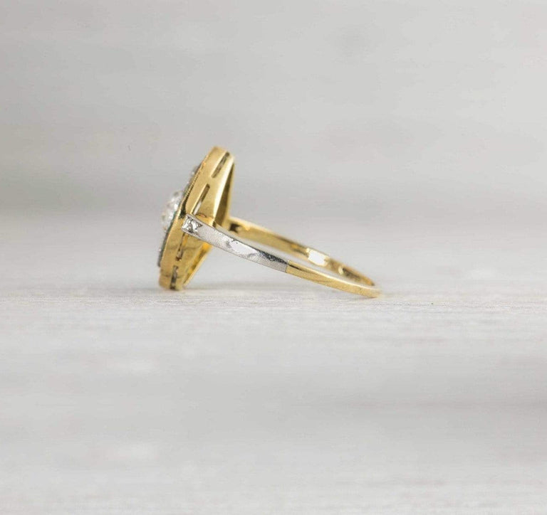 .70 Carat Emerald & Diamond Edwardian Engagement Ring