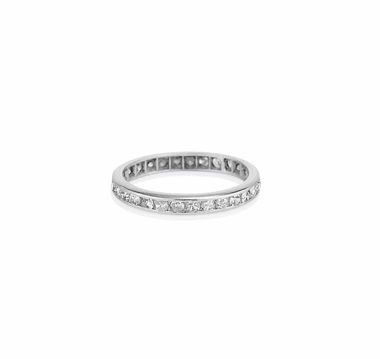 .70 Carat Single Cut Diamond Eternity Band