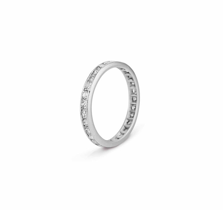 .70 Carat Single Cut Diamond Eternity Band