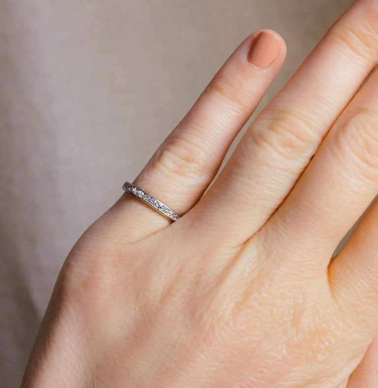 .70 Carat Single Cut Diamond Eternity Band