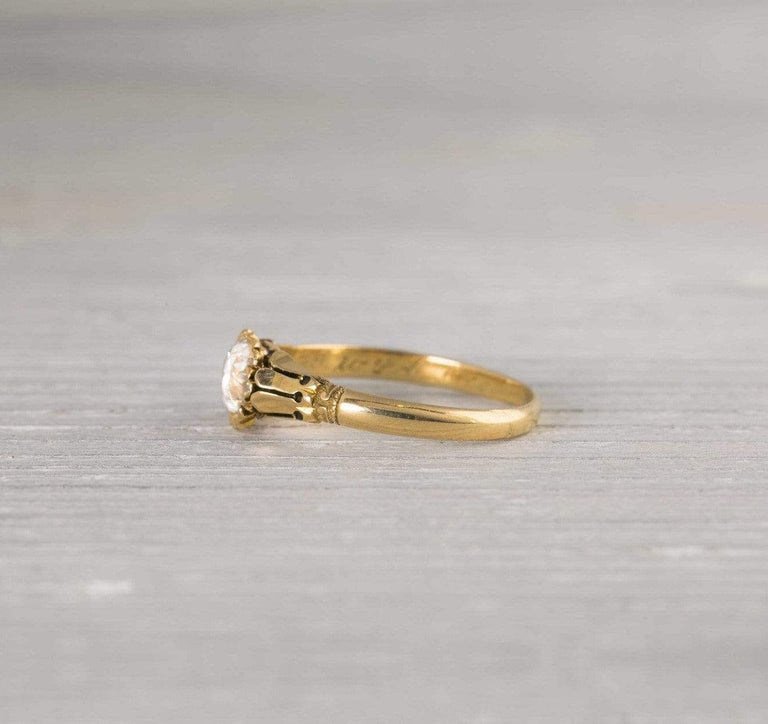 .70 Carat Yellow Gold Antique Victorian Engagement Ring