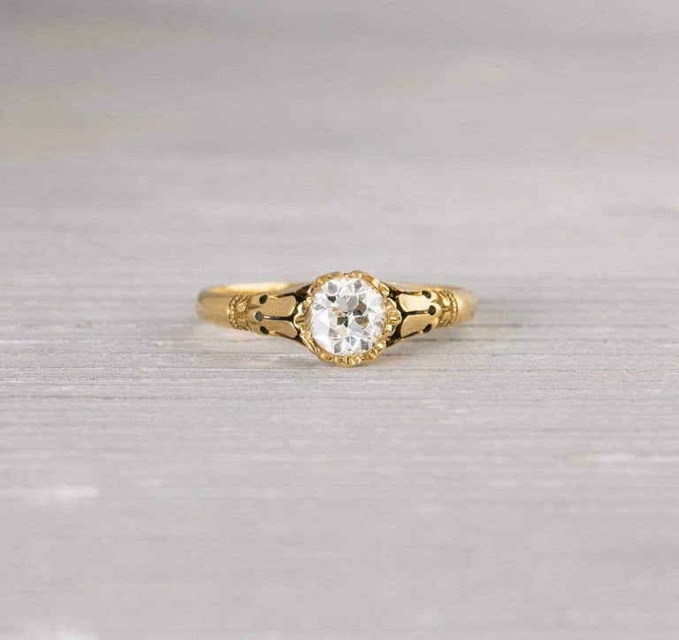 .70 Carat Yellow Gold Antique Victorian Engagement Ring