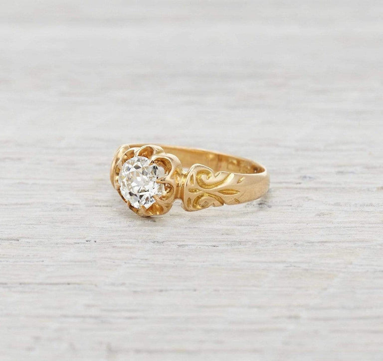 .71 Carat Gold Victorian Engagement Ring