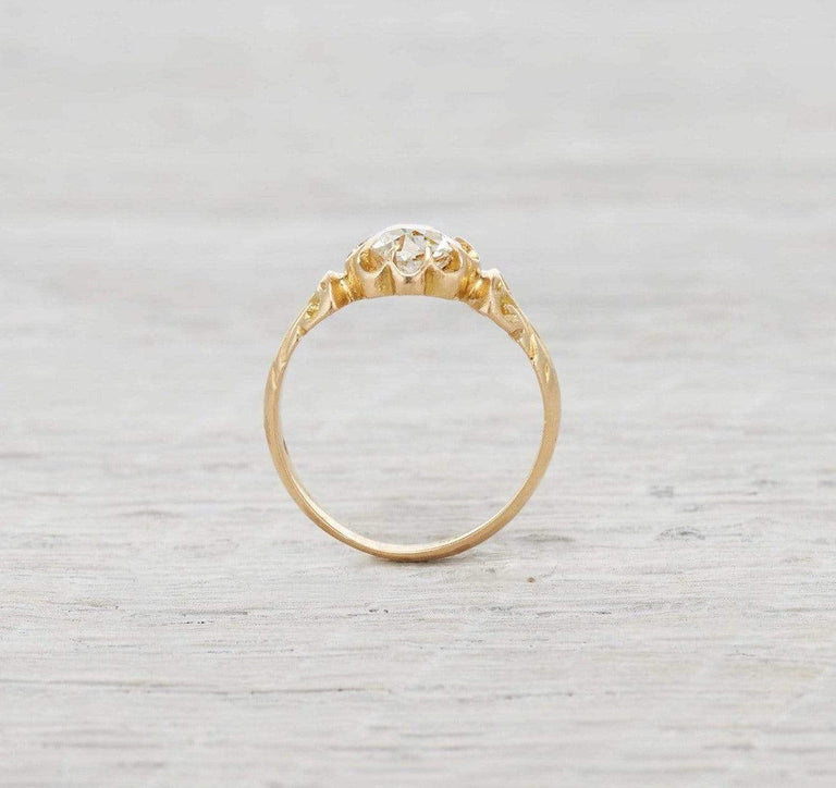 .71 Carat Gold Victorian Engagement Ring