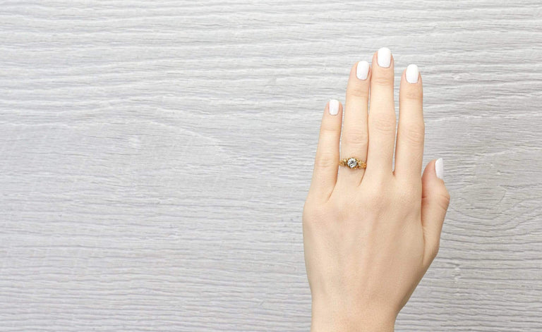 .71 Carat Gold Victorian Engagement Ring