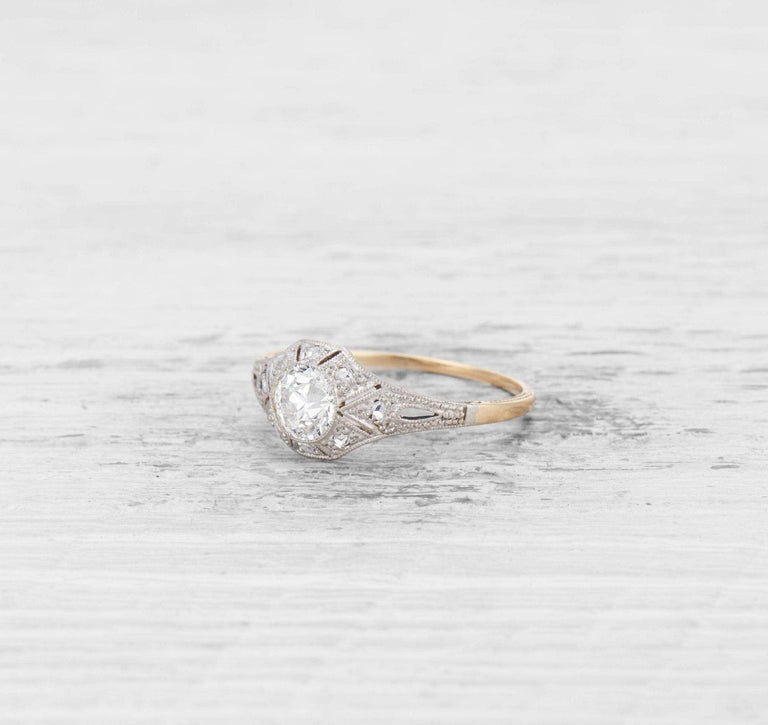 .73 CARAT EDWARDIAN DIAMOND ENGAGEMENT RING