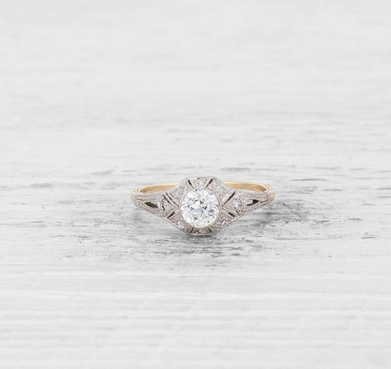 .73 CARAT EDWARDIAN DIAMOND ENGAGEMENT RING