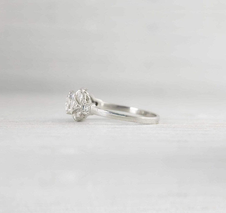 .73 Carat Vintage Art Deco Engagement Ring