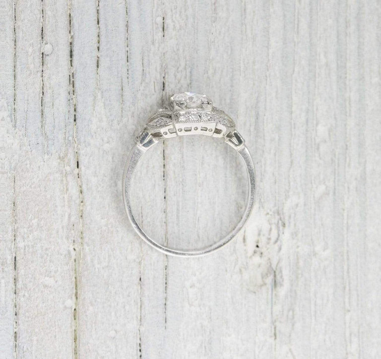 .73 Carat Vintage Art Deco Engagement Ring