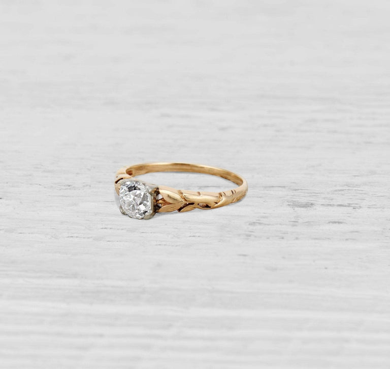 .73 CARAT VINTAGE DIAMOND ENGAGEMENT RING