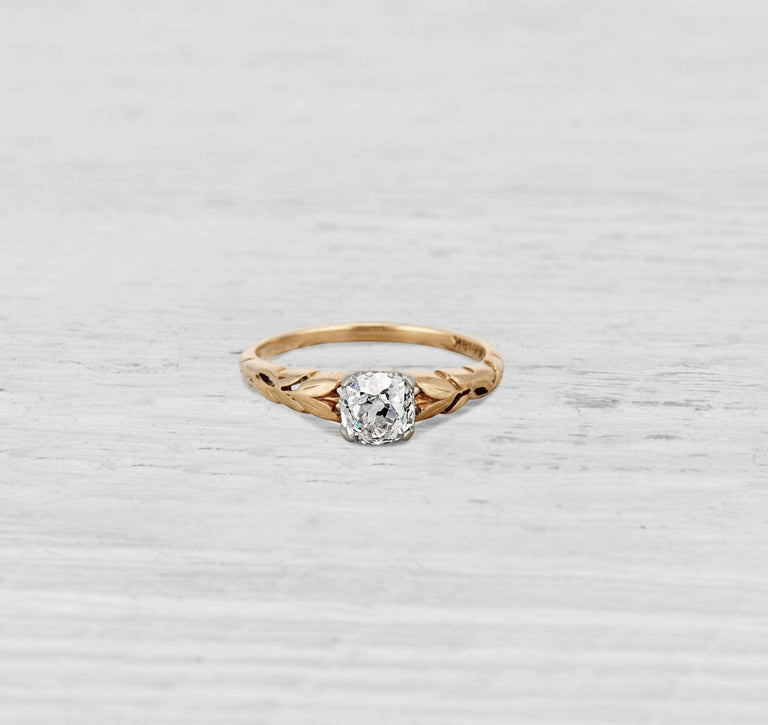 .73 CARAT VINTAGE DIAMOND ENGAGEMENT RING