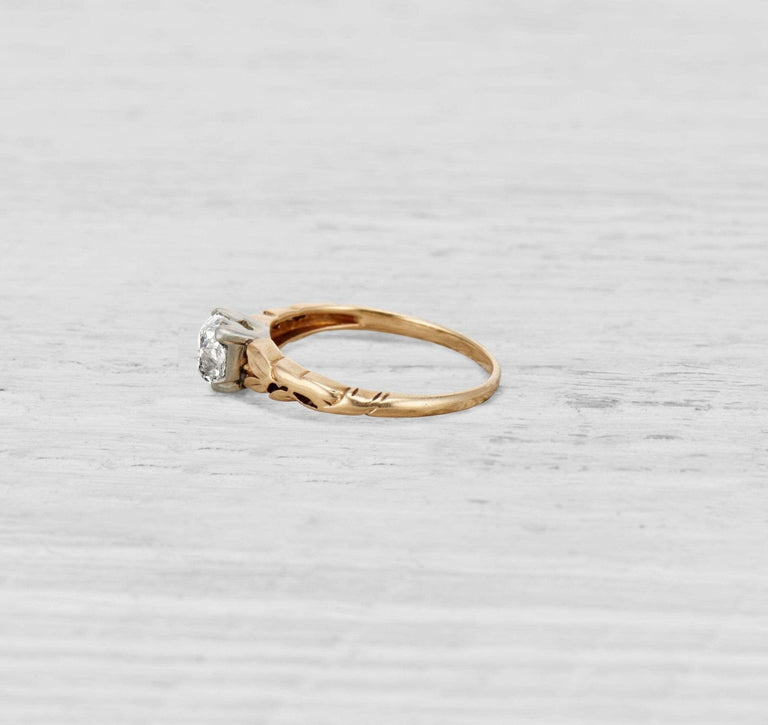 .73 CARAT VINTAGE DIAMOND ENGAGEMENT RING