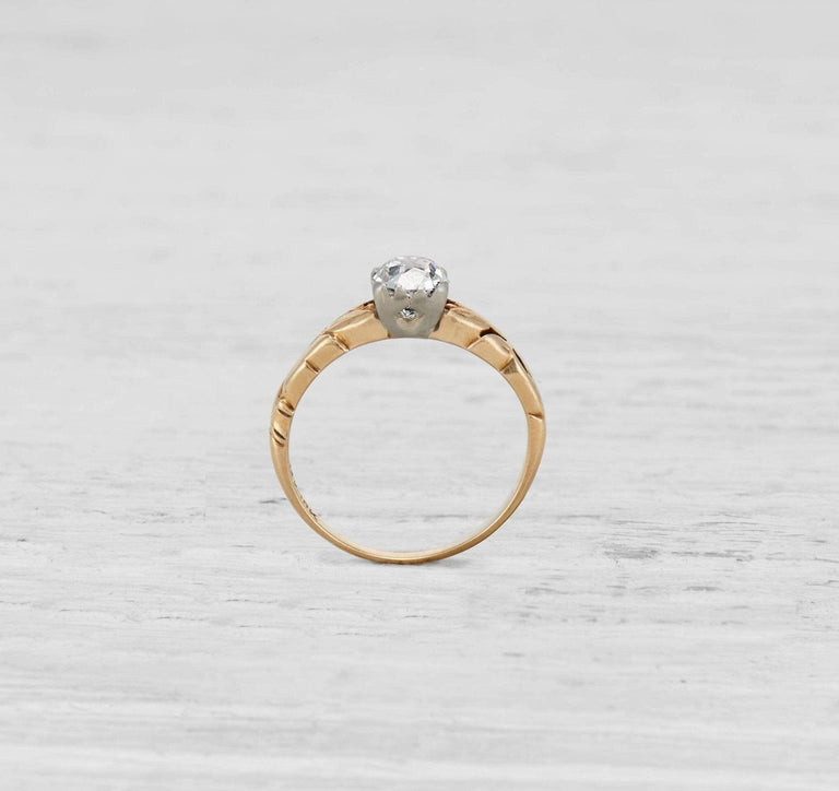 .73 CARAT VINTAGE DIAMOND ENGAGEMENT RING