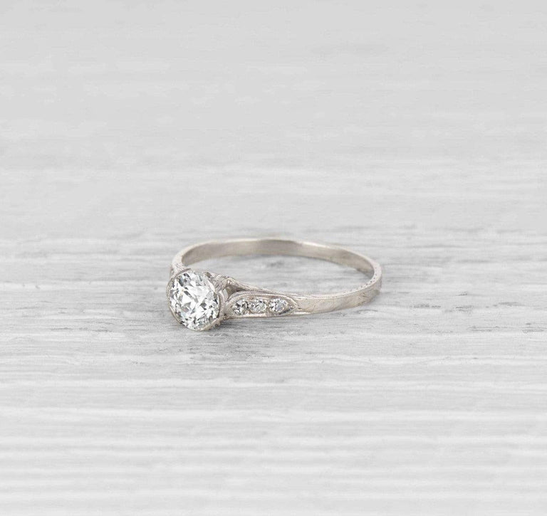 .74 Carat Early Art Deco Engagement Ring