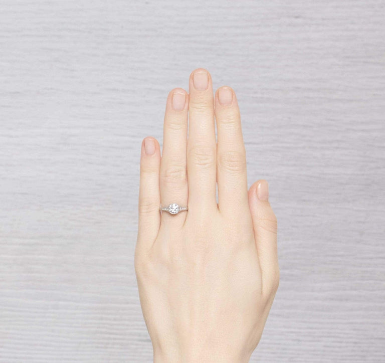 .74 Carat Edwardian Diamond Engagement Ring