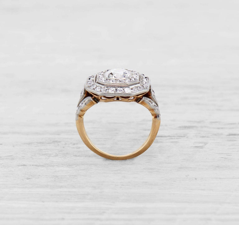 .74 CARAT EDWARDIAN DIAMOND ENGAGEMENT RING
