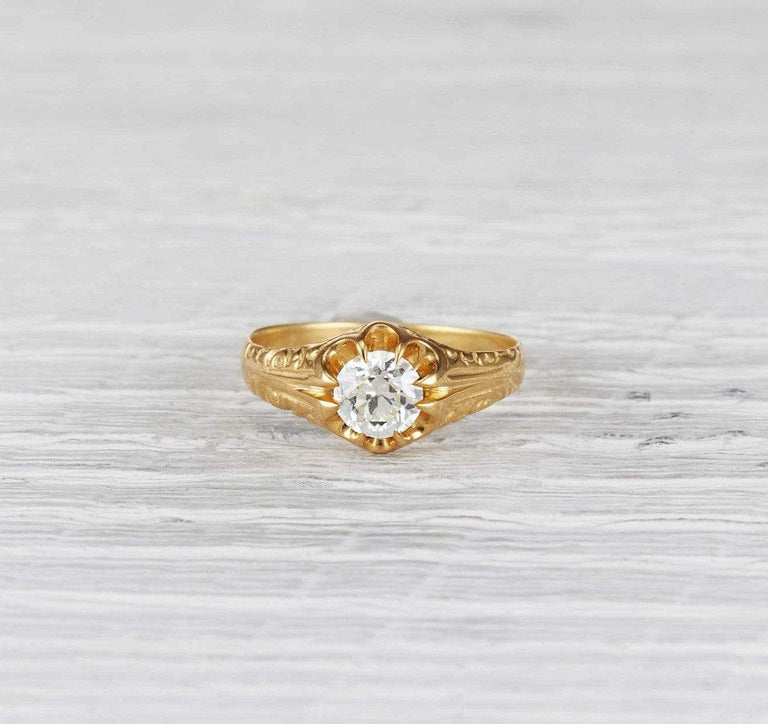 .74 Carat Victorian Diamond Engagement Ring