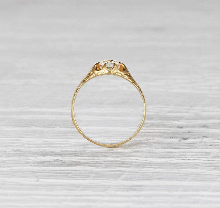 .74 Carat Victorian Diamond Engagement Ring