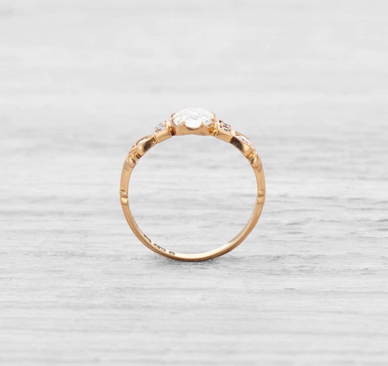 .74 CARAT VICTORIAN DIAMOND ENGAGEMENT RING