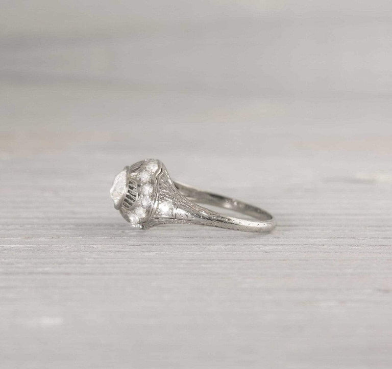 .74 Carat Vintage Art Deco Engagement Ring