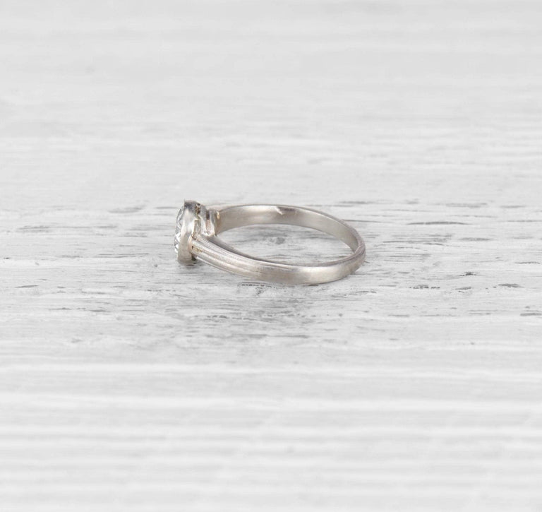 .75 CARAT ART DECO DIAMOND ENGAGEMENT RING