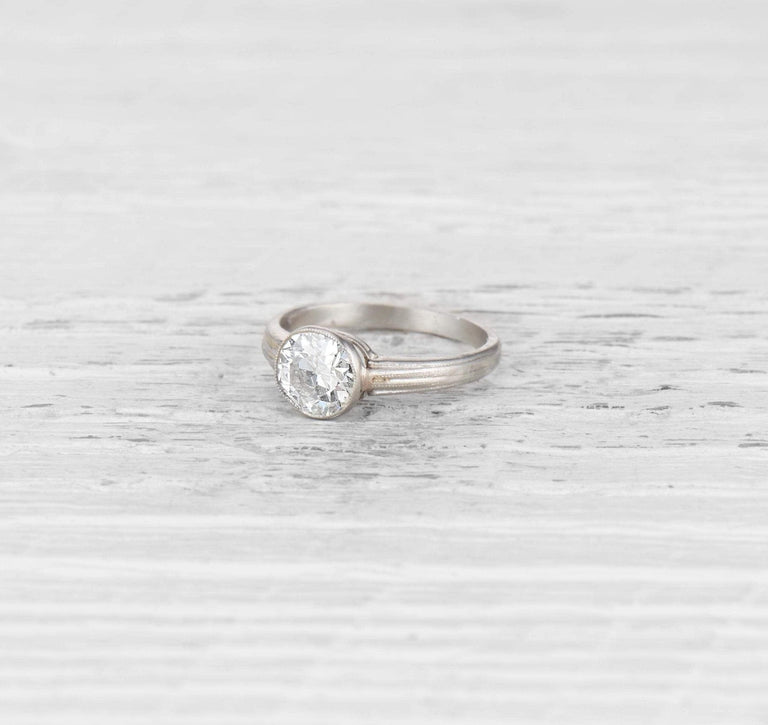 .75 CARAT ART DECO DIAMOND ENGAGEMENT RING