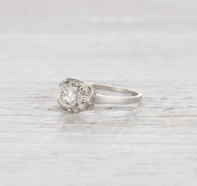 .75 Carat Art Deco Engagement Ring