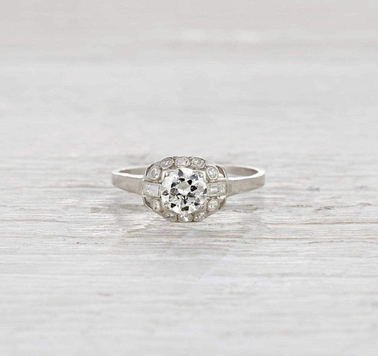 .75 Carat Art Deco Engagement Ring