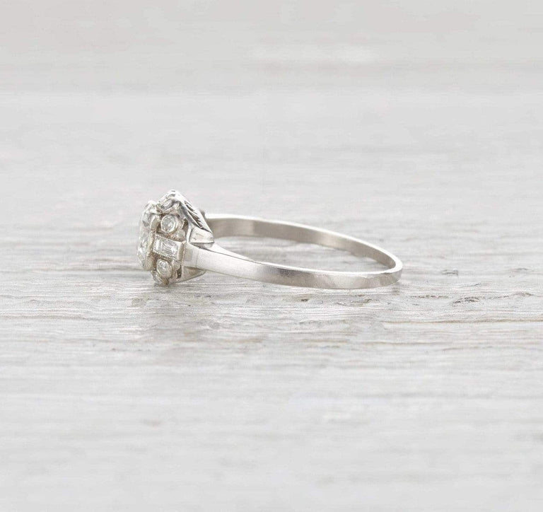 .75 Carat Art Deco Engagement Ring