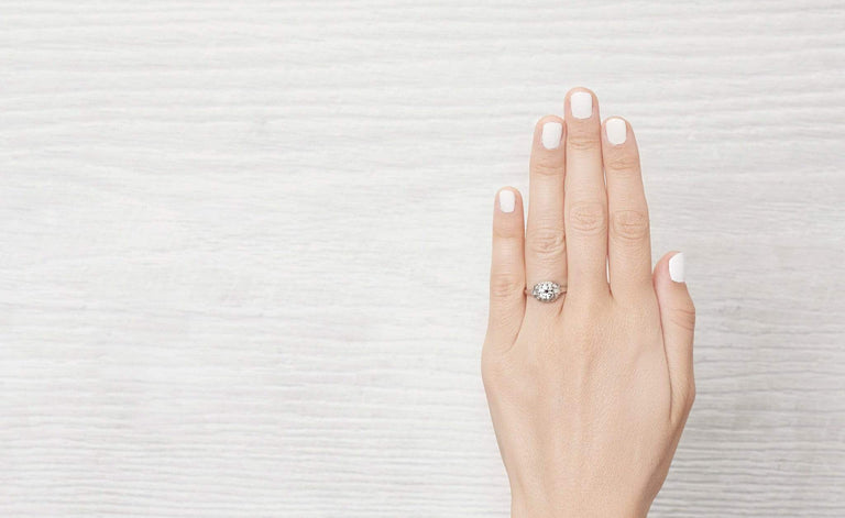 .75 Carat Art Deco Engagement Ring